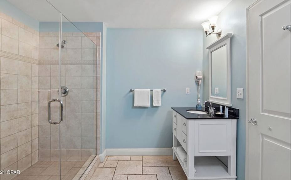 Spacious shower for the Master Bedroom 