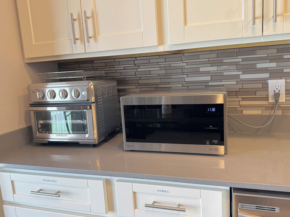 Brand new toaster oven & microwave 