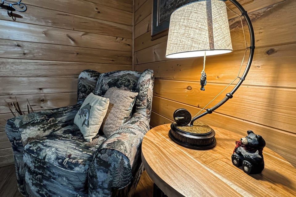 A quiet corner for books, reflection, and uninterrupted peace.