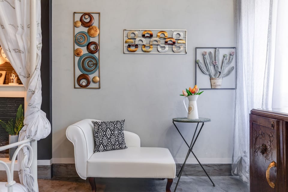 Design Apartment | 2 bedrooms, iron/ironing board, free WiFi