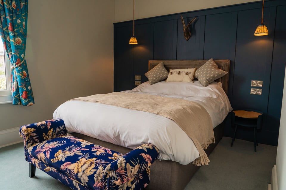 Double Room | Egyptian cotton sheets, premium bedding, pillowtop beds, minibar