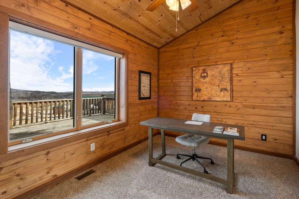 Office space available to use if you need to get any work done d