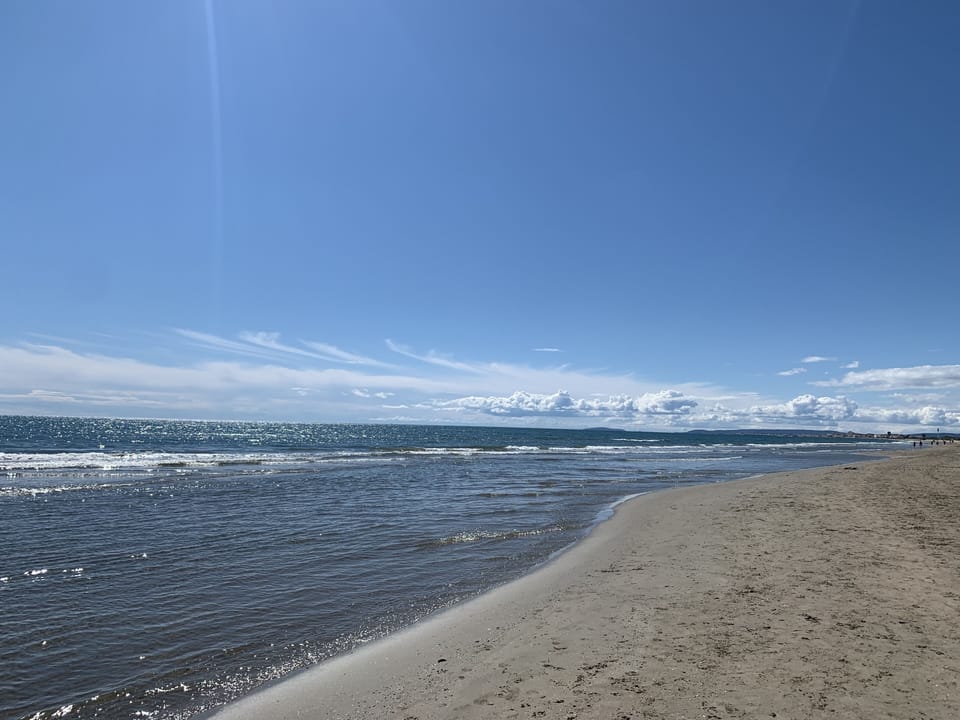 The beach at le grand travers 