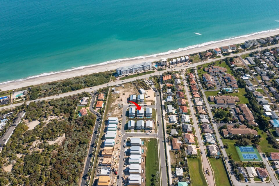 Walking distance from the beach.