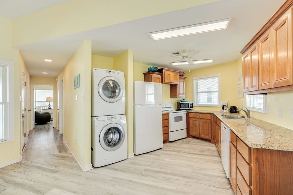 Stacked washer and dryer for your convenience