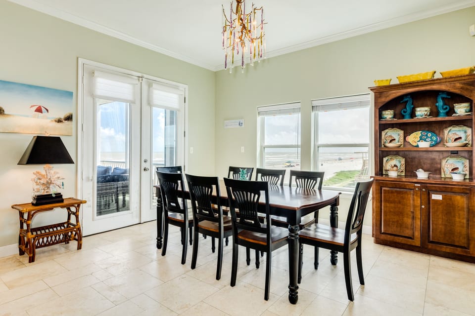 Enjoy Gulf views while dining