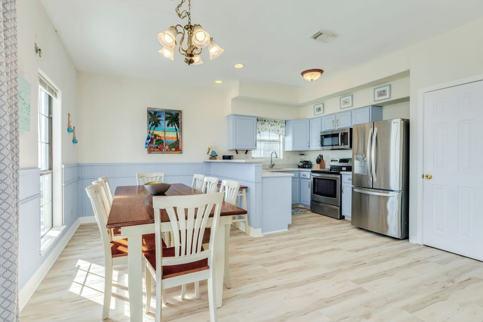 Open layout is perfect for time with family