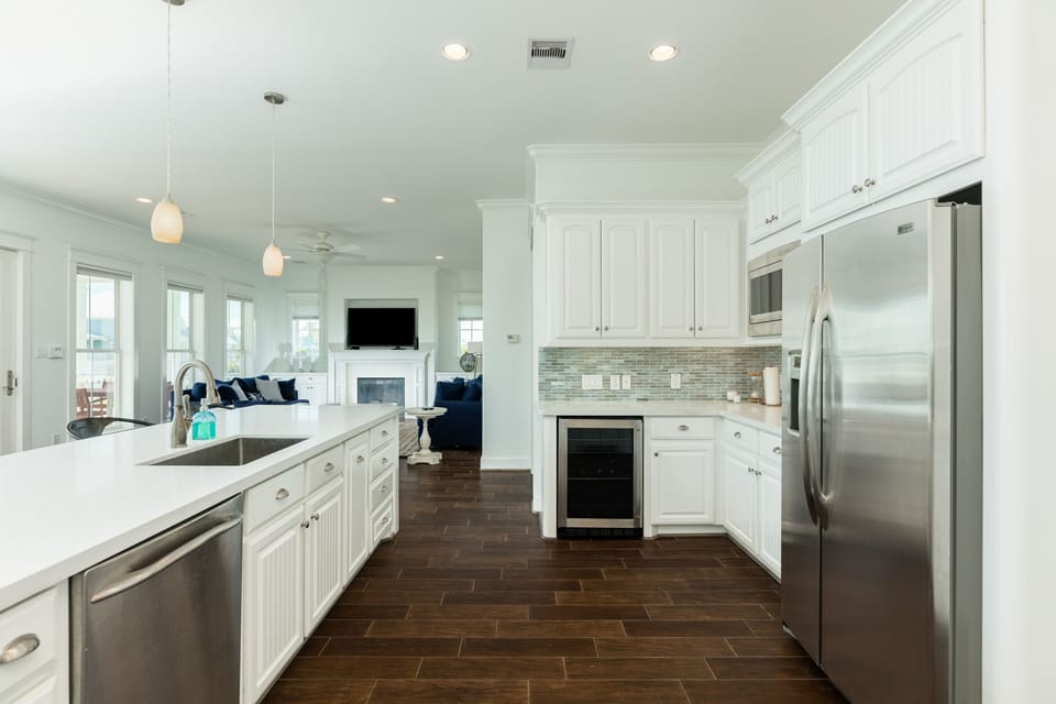 Prepare homecooked meals in the fully equipped kitchen