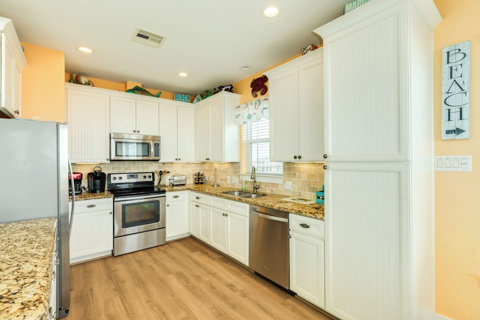 Great space to prepare homecooked meals