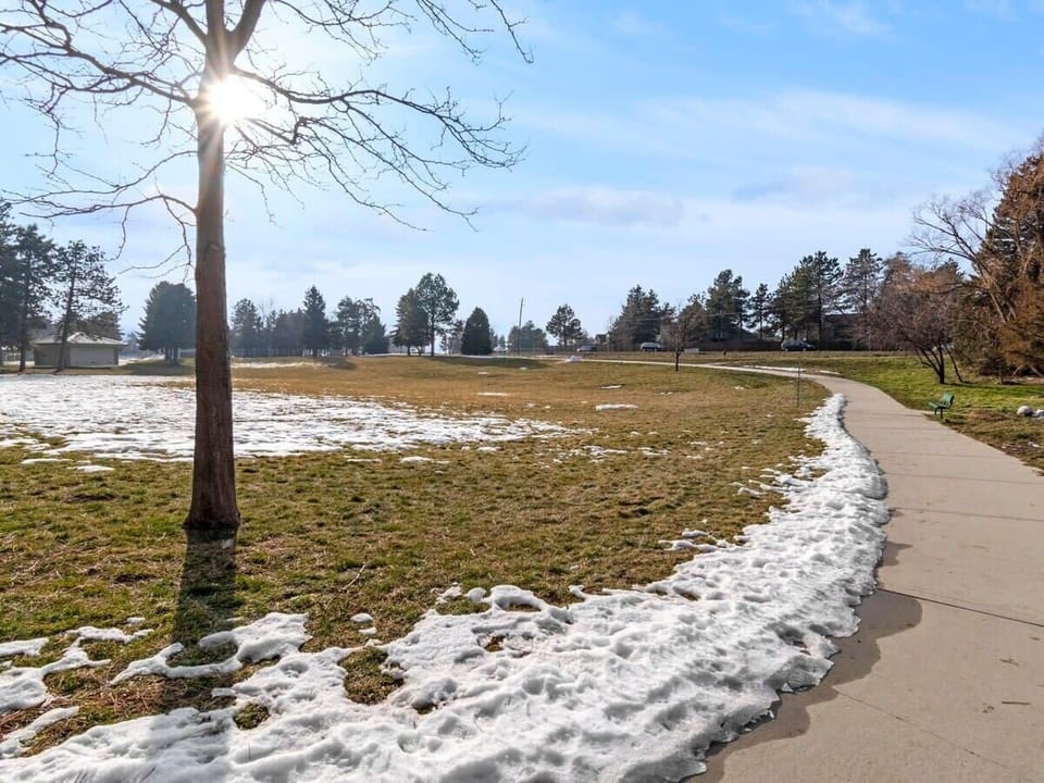 Walking trail near the home