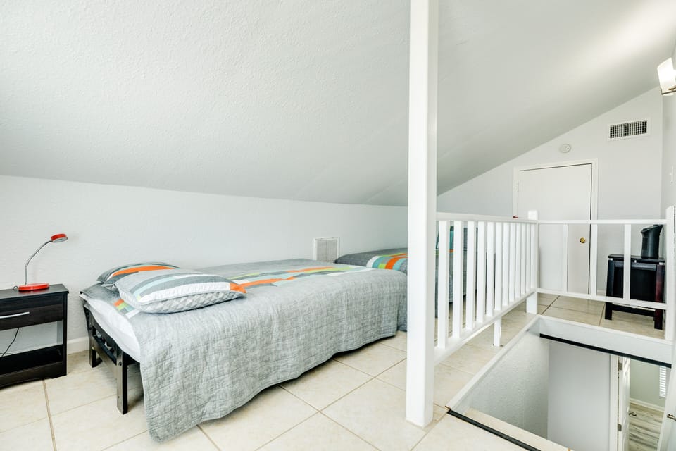 Stair access to the Upper level loft