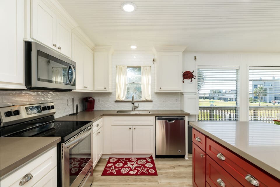 Fully equipped kitchen to prepare homecooked meals