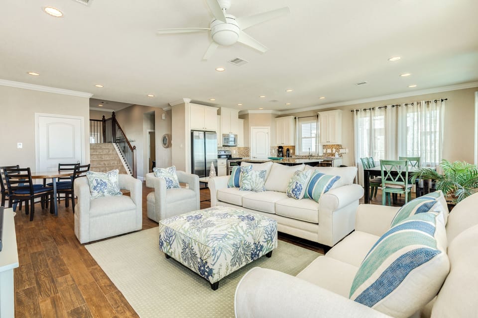 Abundant comfortable seating for the whole family