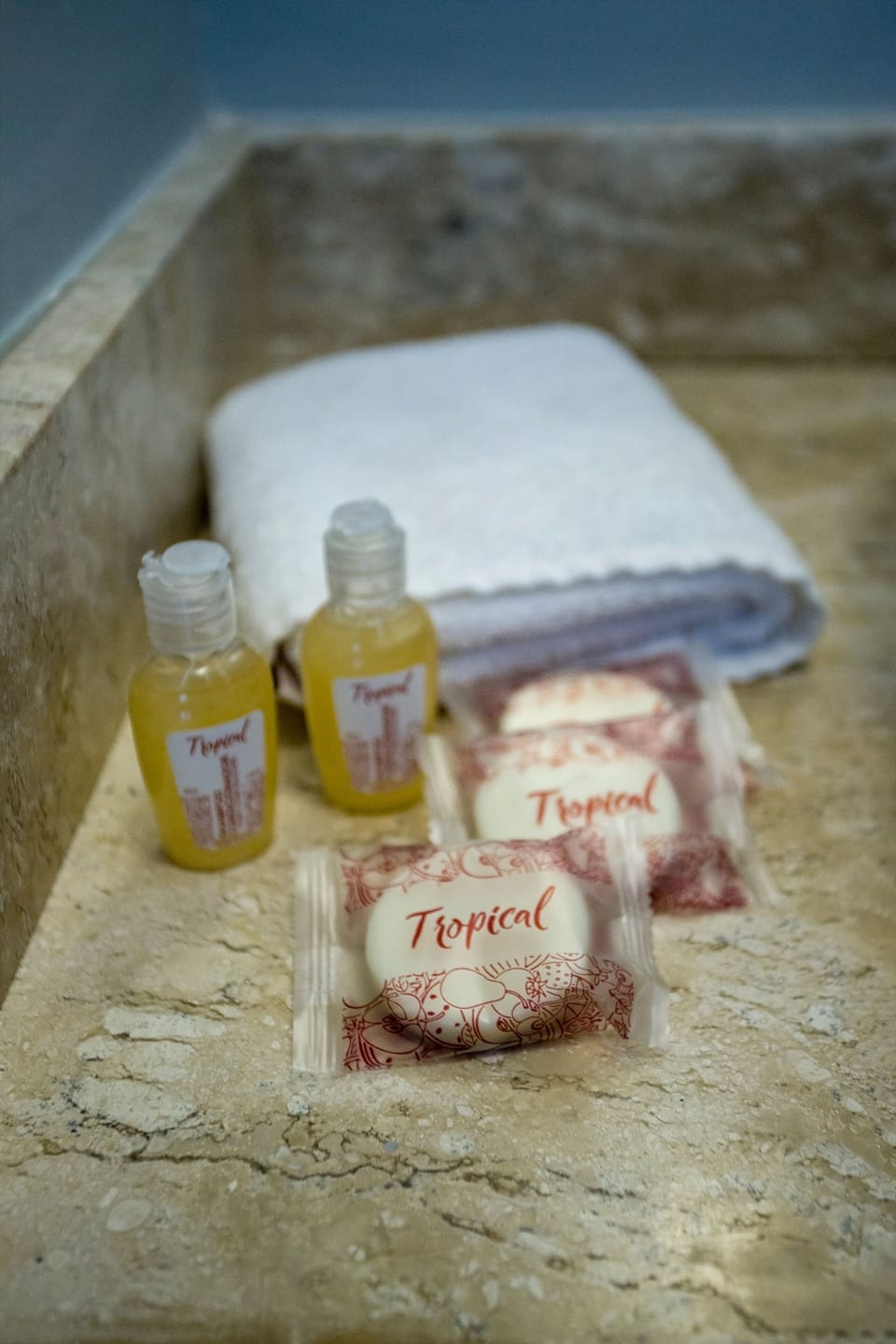 Shower, towels