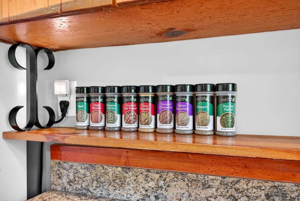 Thoughtful kitchen extras help make every stay a little more like home.