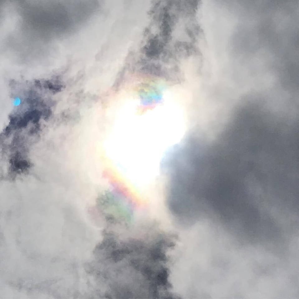 Heart shaped Sundog :) 