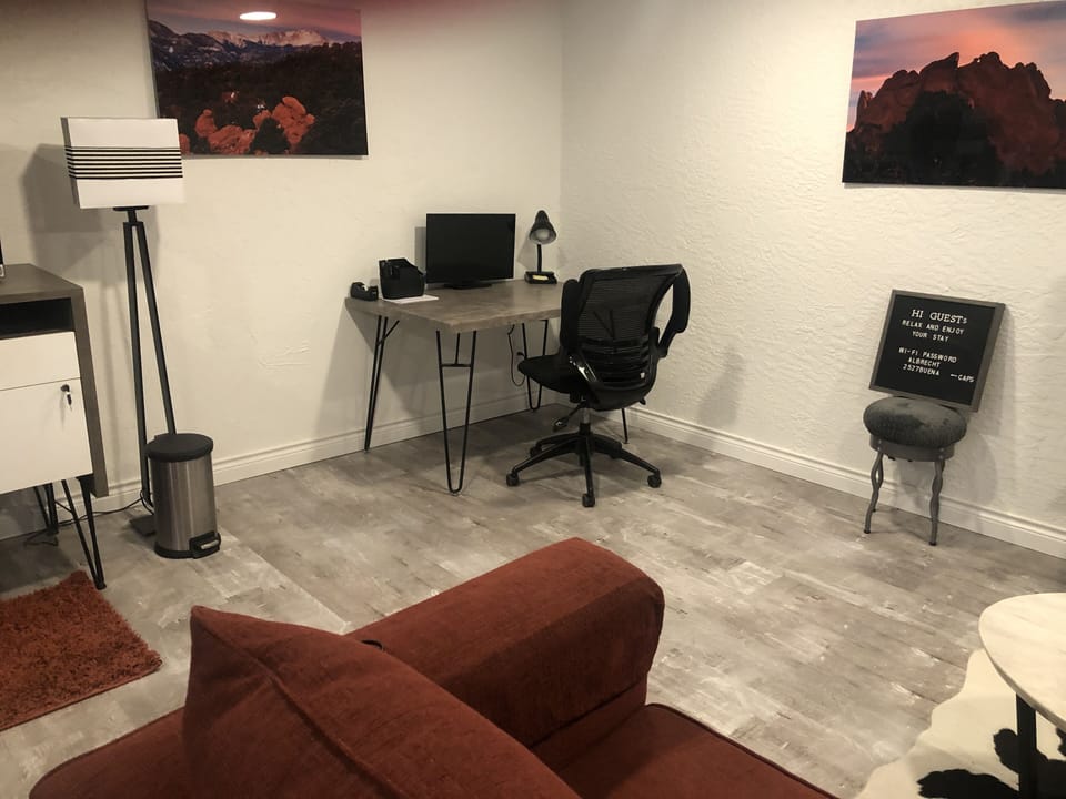 Working desk.