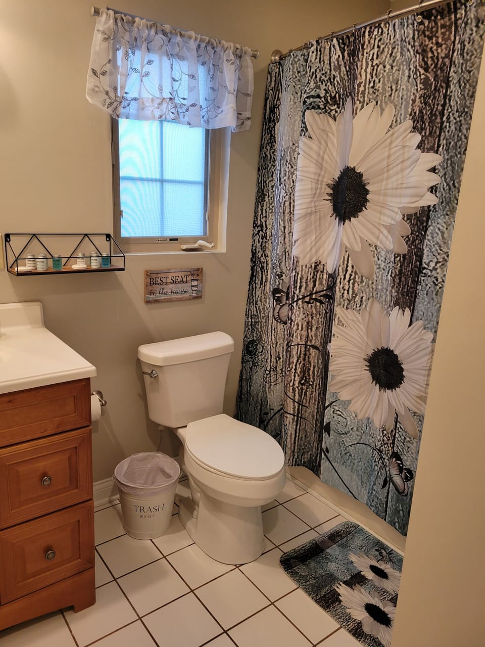 Farm House bathroom - main level