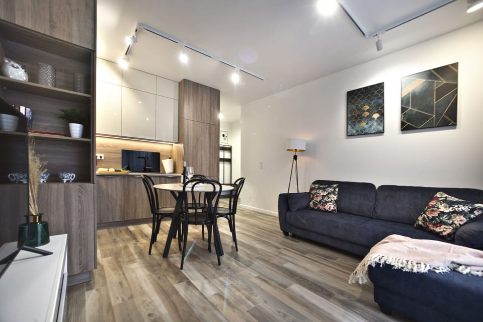 Comfort Apartment | Living room | 40-inch LCD TV with cable channels, TV