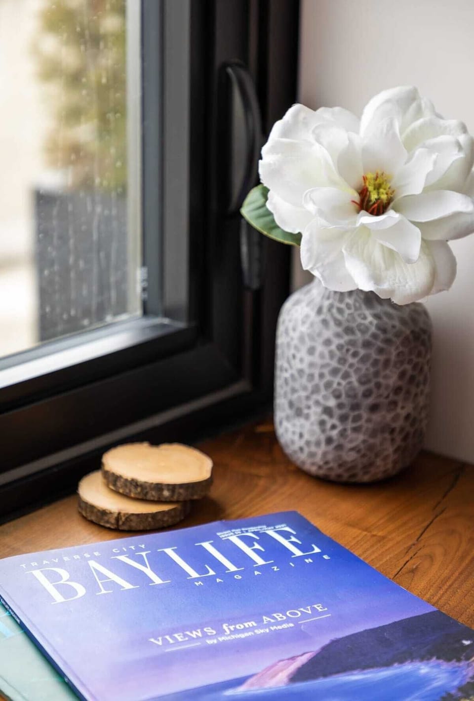 Read a magazine and people watch