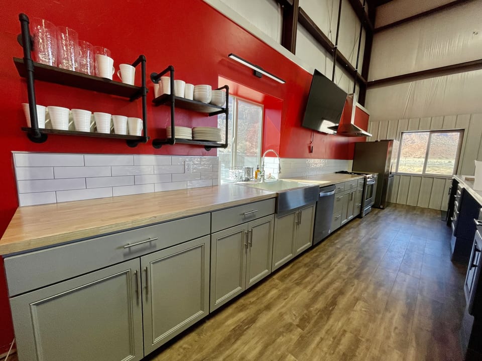 Huge kitchen for maximum entertainment