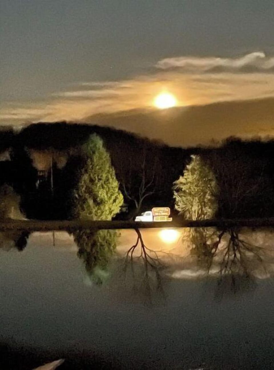 Nighttime view