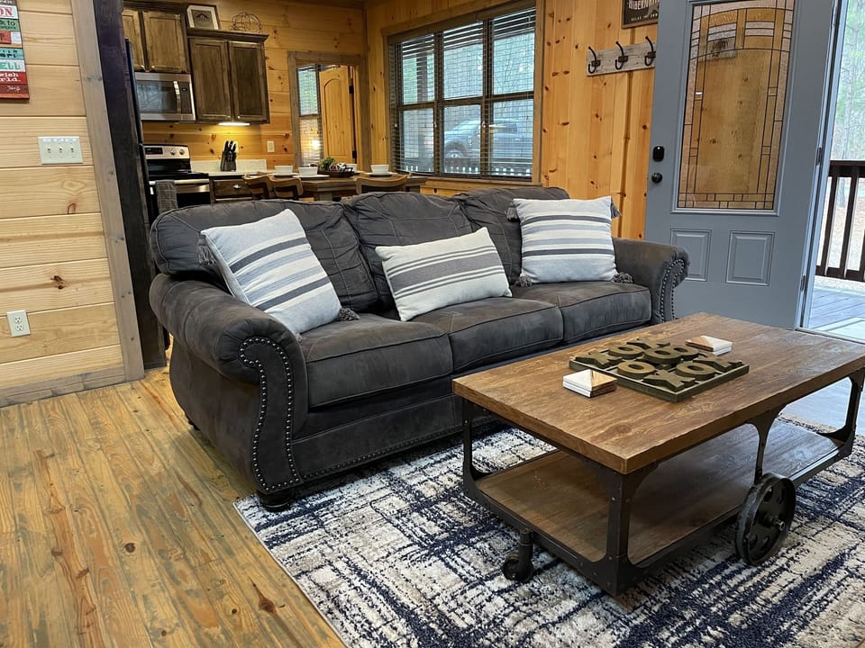Comfortable seating for all guests in the living and great room area.