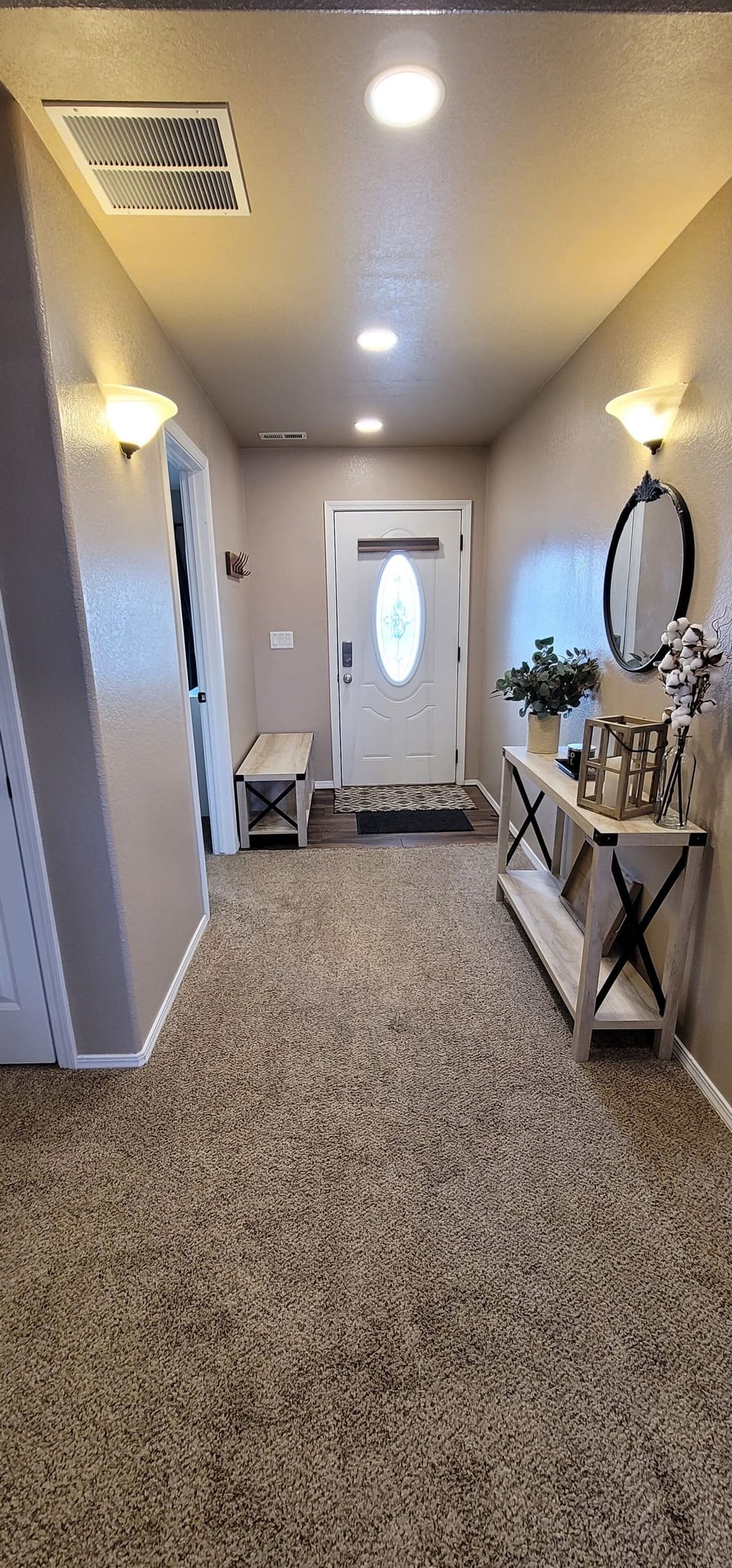 Front entry.
