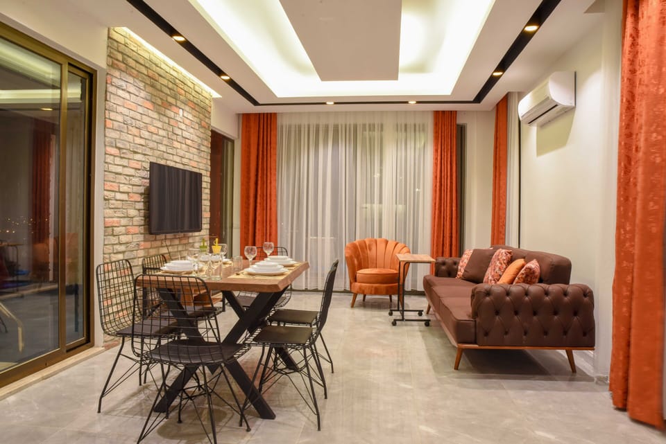 Premium Villa, 3 Bedrooms, Sea View | Living area