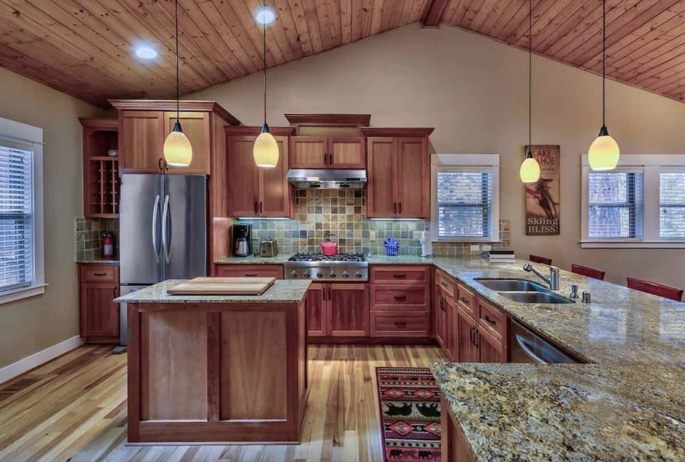 Kitchen view from hallway