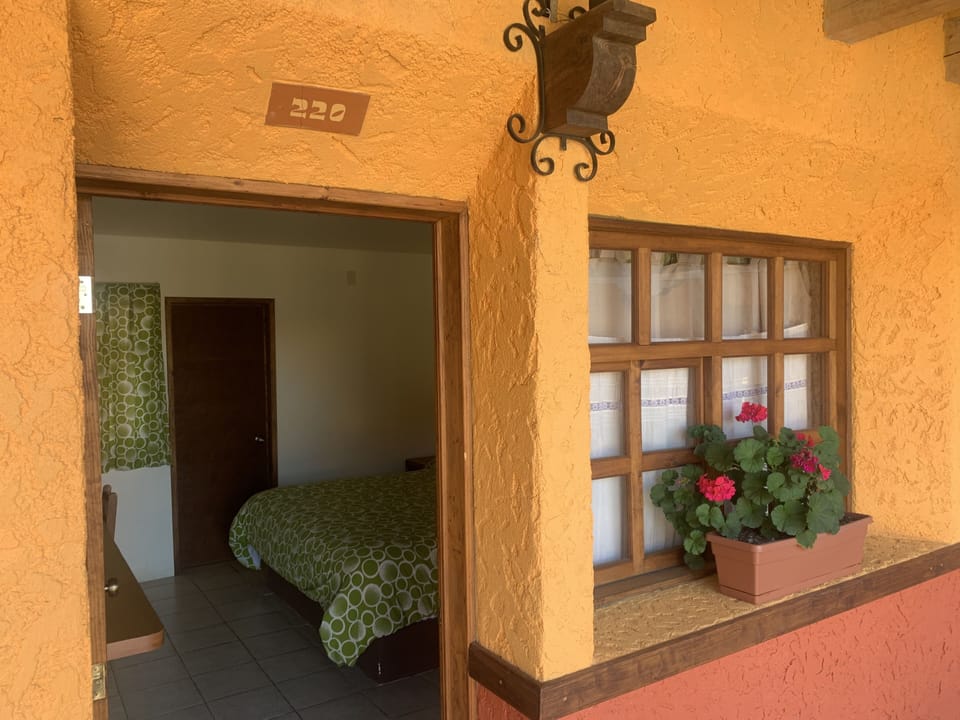 Down comforters, pillowtop beds, desk, WiFi (free)
