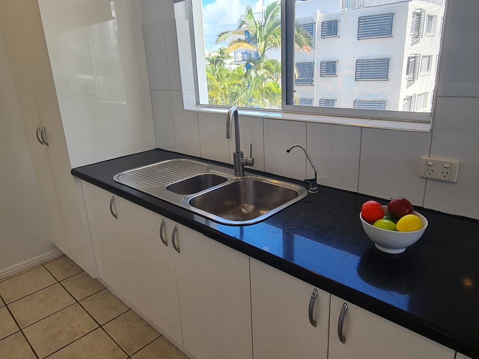Apartment, 3 Bedrooms, Beachside | Private kitchen | Full-size fridge, microwave, stovetop, electric kettle