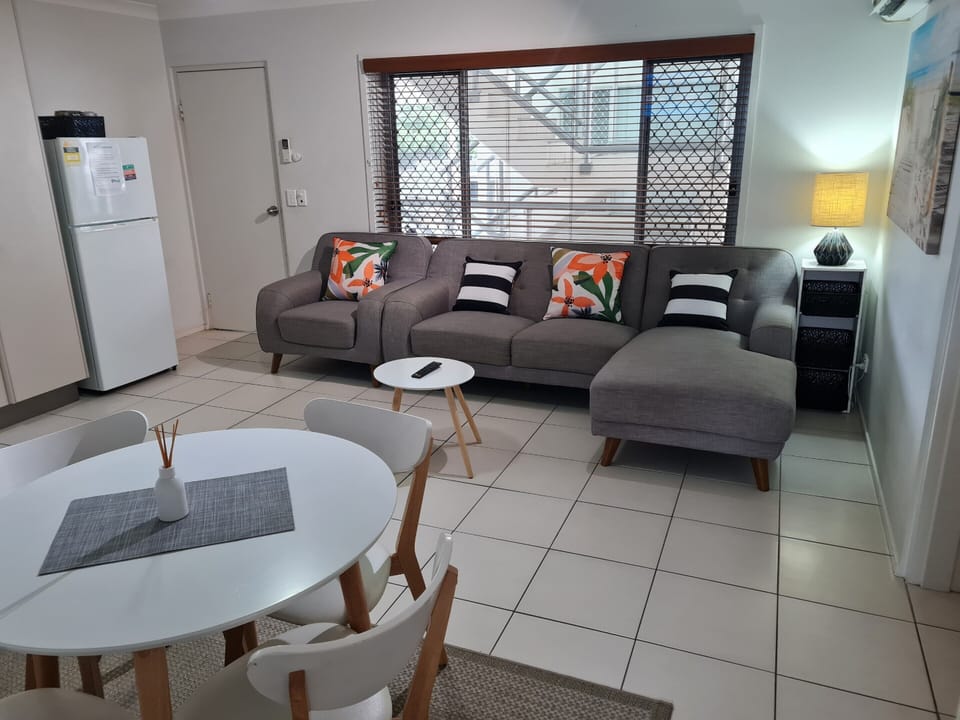 Apartment, 2 Bedrooms, Beachside | Living area | TV