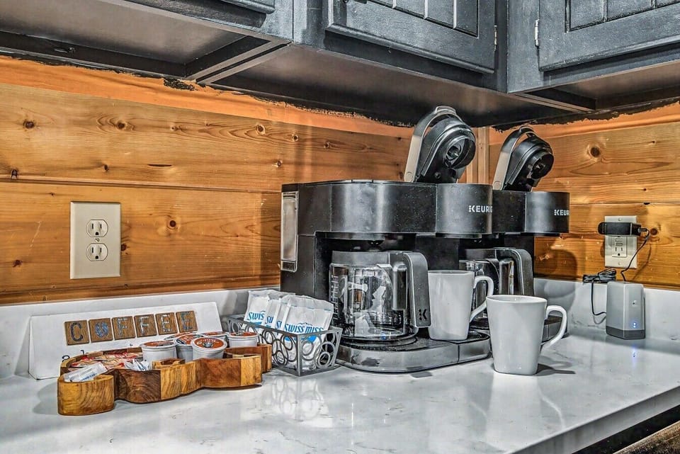 Start your day with a cup of coffee!  K-cup or drip...your choice!