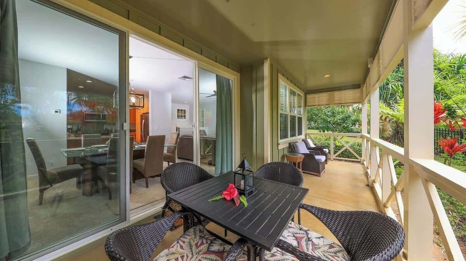 Sip morning coffee on your private lanai - island living at its finest