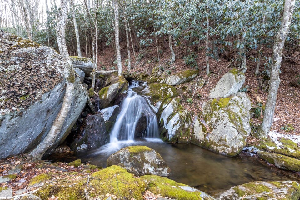 Creek Water Fall Outside Dining Room Window