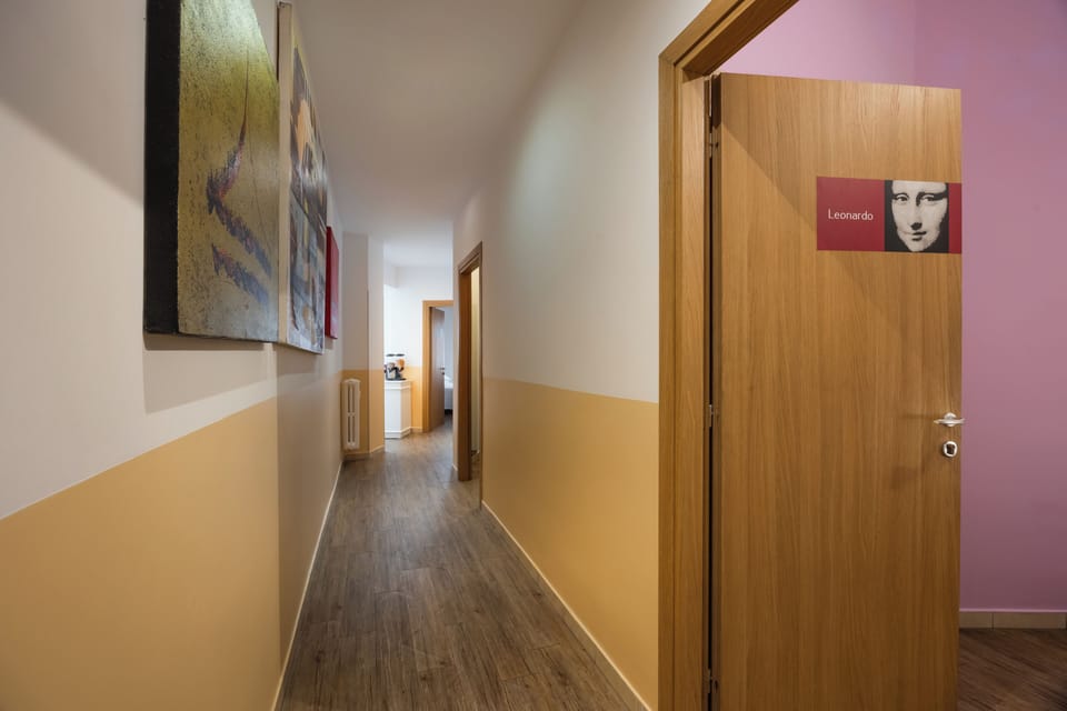 Interior entrance