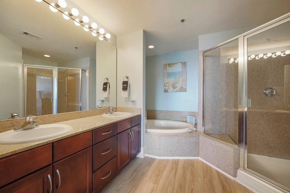 Master bathroom. 