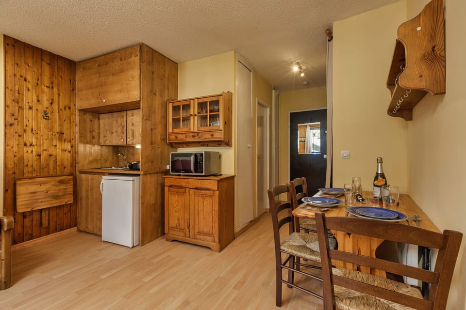 Kitchen and dining area