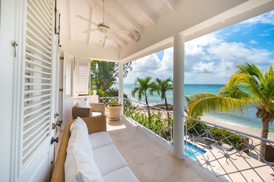 Milord Sunsets - Each bedroom opens up to views of the Caribbean Sea
