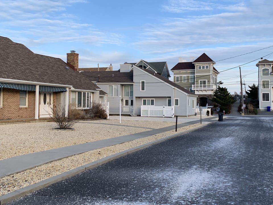 Short walk to beach entrance!