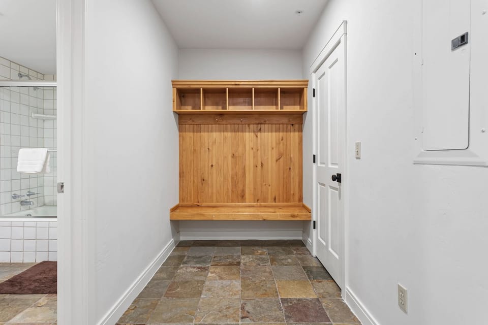 Indoors, Floor, Flooring, Hardwood, Stained Wood