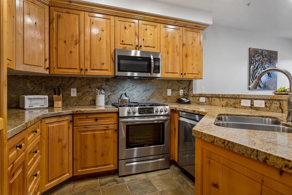 Indoors, Kitchen, Microwave, Oven, Hardwood