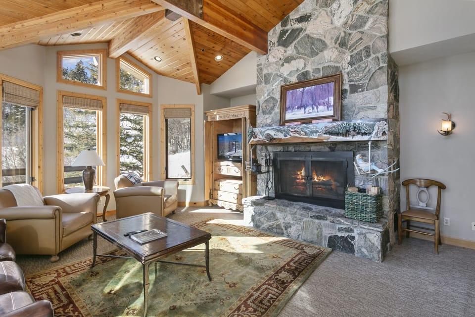 Furniture, Indoors, Living Room, Fireplace, Hearth