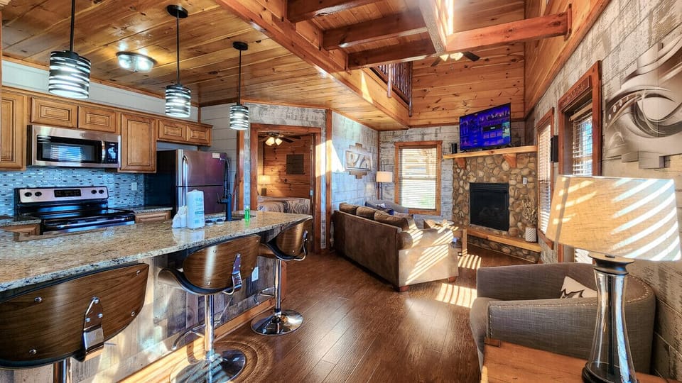 Open Kitchen and Living Room