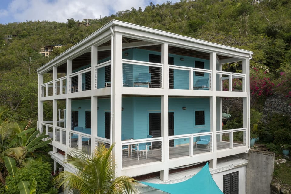 Our middle and top floor accommodations are distinct, with separate entrances