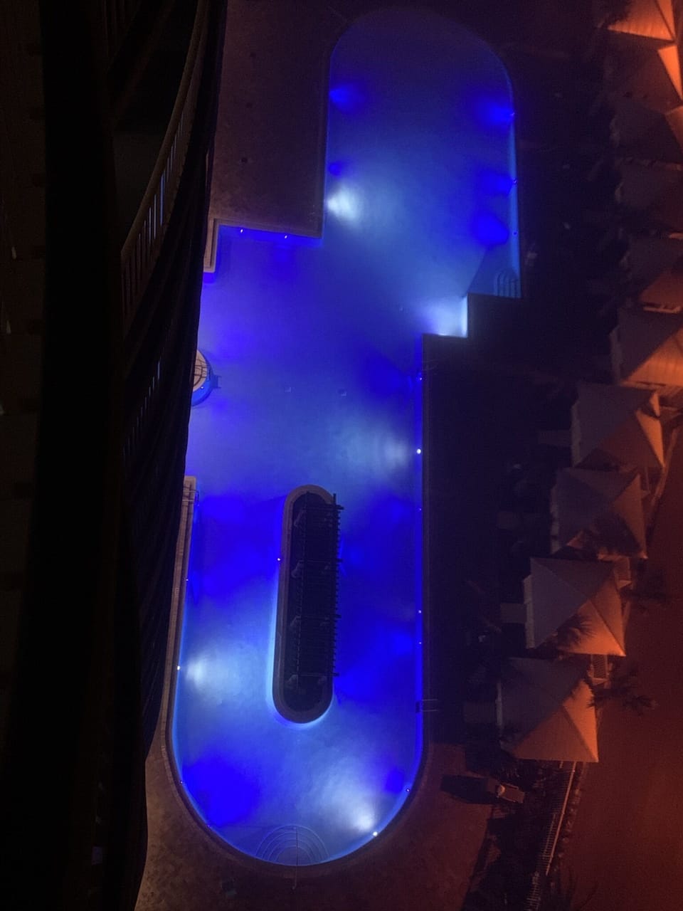 Pool at night 