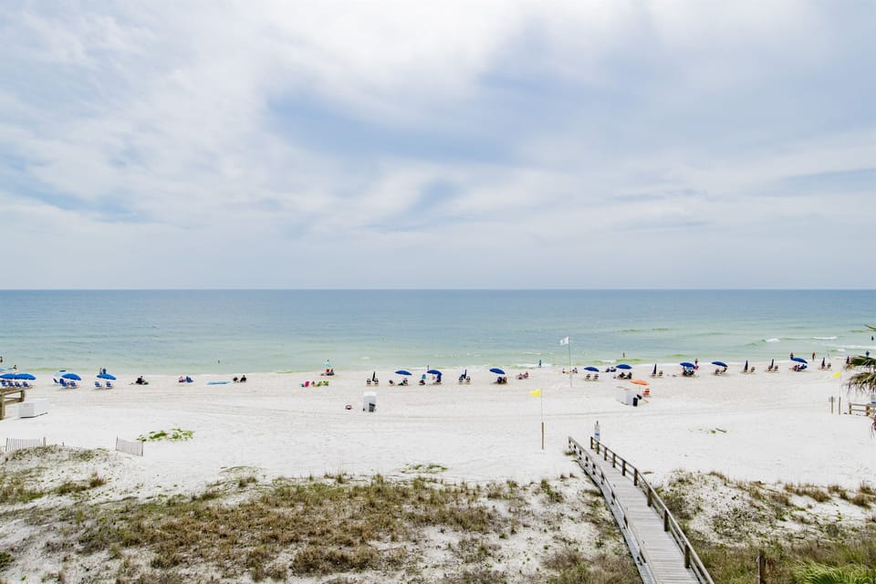 BEACH VIEW FROM BALCONY