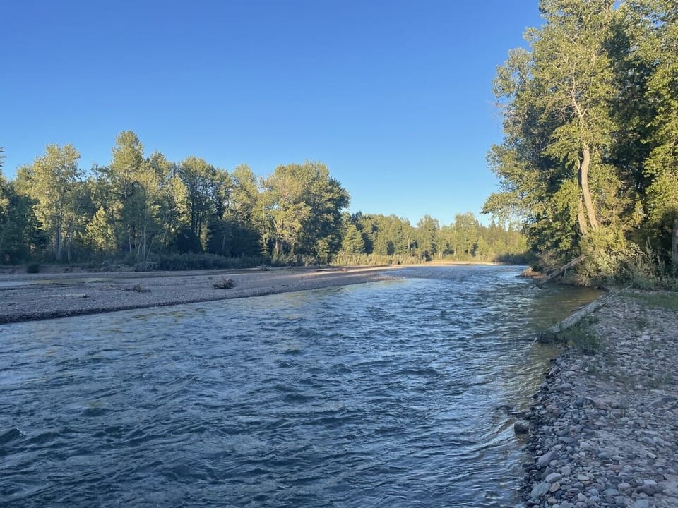 One of the prettiest and wildest rivers you'll find, the Blackfoot River.