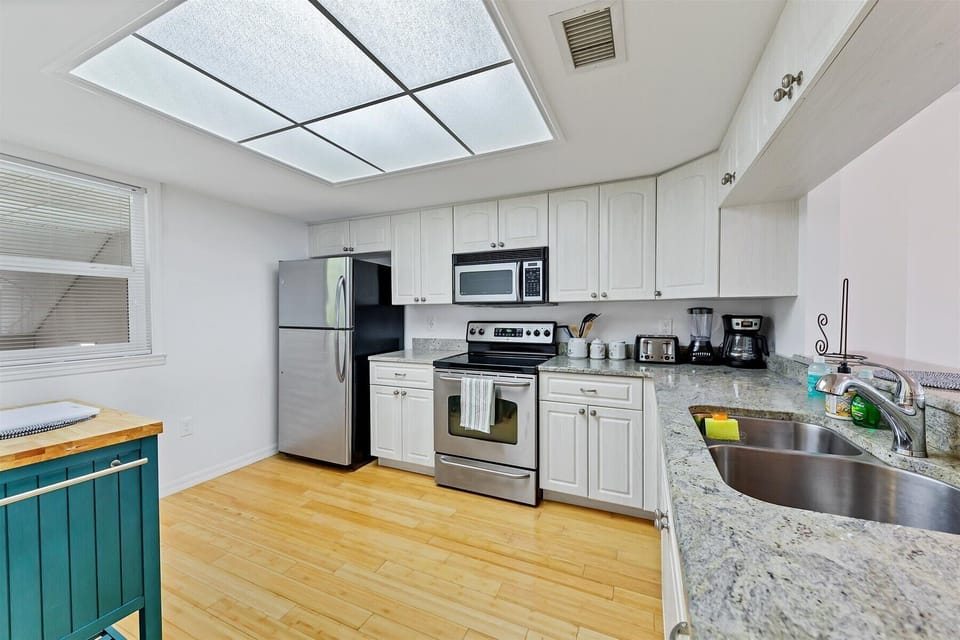 Bright and open kitchen